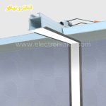 فنر دو طرفه کشویی پروفیل نور خطی